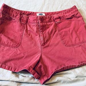 Vintage Old Navy Women's Burgundy Shorts